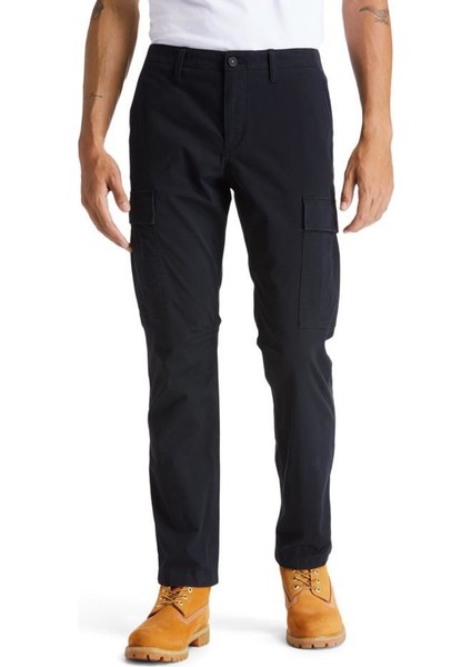 Core Twill Cargo Erkek Pantolon Siyah