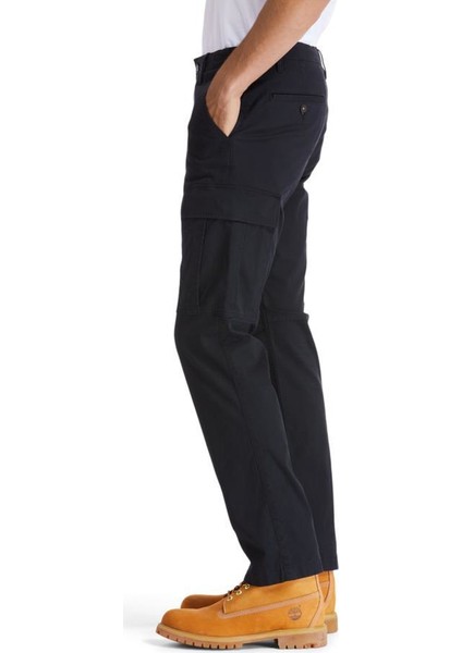 Core Twill Cargo Erkek Pantolon Siyah