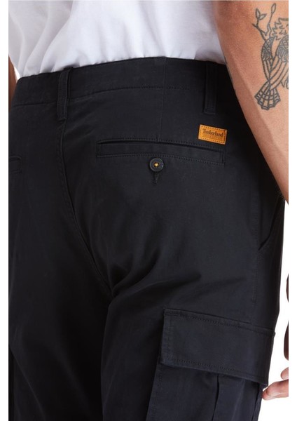 Core Twill Cargo Erkek Pantolon Siyah
