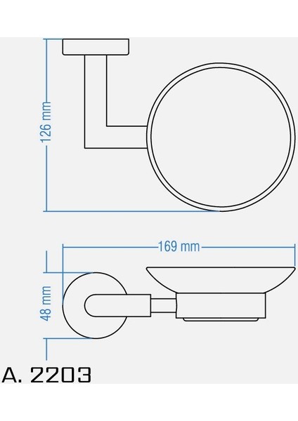 A.2203 Maxima Krom Sabunluk fiyatları