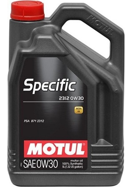 2312 Specific 0W-30 5 Litre Motor Yağı ( Üretim Yılı :2023 )