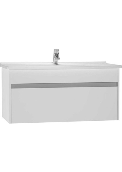 S50+ Lavabo Dolabı 100 cm Parlak Beyaz 54742