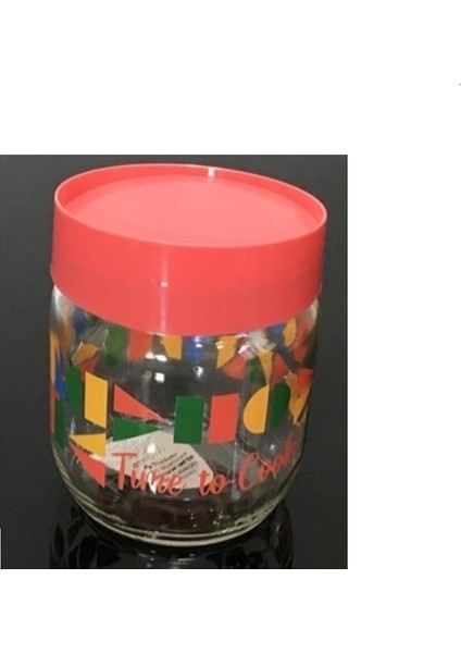 141942 Desenli Kavanoz