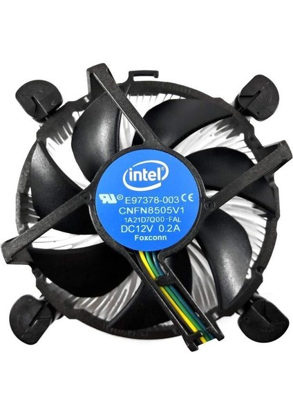 Intel 1150/1155/1156/1151/1151 V2 Uyumlu 4pin Işlemci Fanı