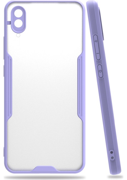 Samsung Galaxy A02 Uyumlu Platin Seri Silikon Kılıf