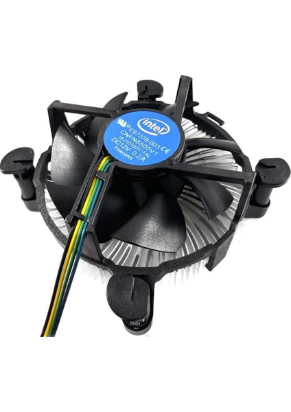 Intel 1150/1155/1156/1151/1151 V2 Uyumlu 4pin Işlemci Fanı
