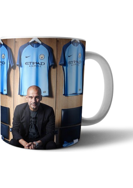 Josep Pep Guardiola Manchester City Kupa Bardak Model 2