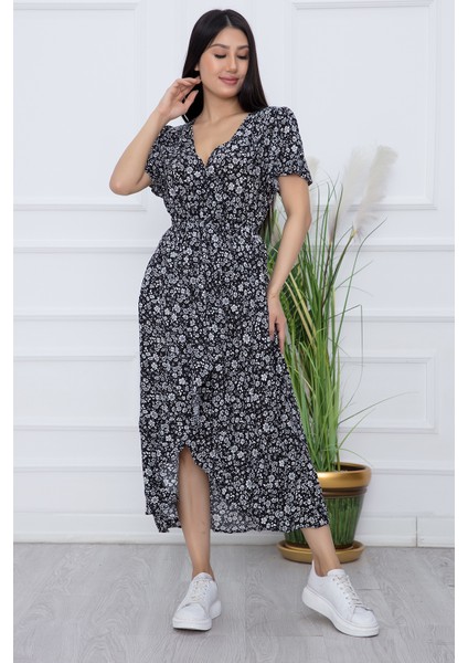 Kadın Kruvaze Anvelop Elbise 2520