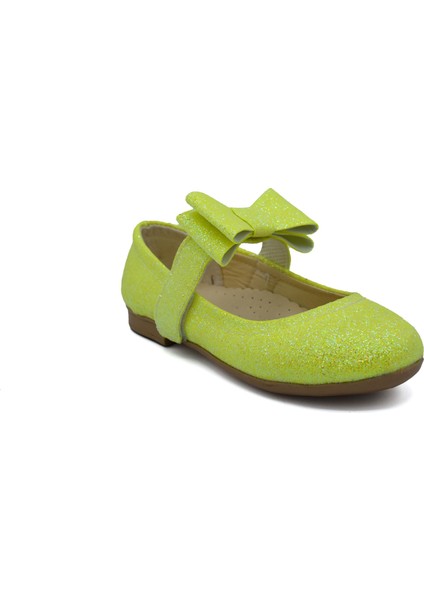 Kız Çocuk Kurdeleli Simli Renkli Babet fiyatları