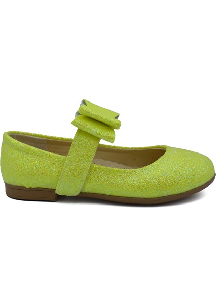 Kız Çocuk Kurdeleli Simli Renkli Babet modelleri