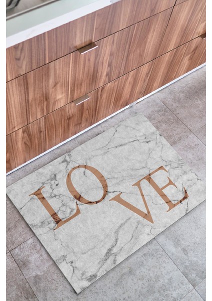 Granit Love Iç ve Dış Mekan Dekoratif Çok Amaçlı Kapı Önü Paspası