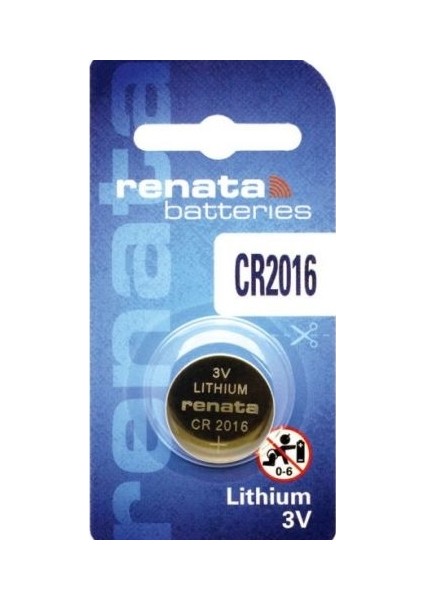 CR2016 3V Lithium Pil