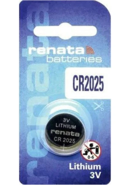 CR2025 3V Lithium Pil