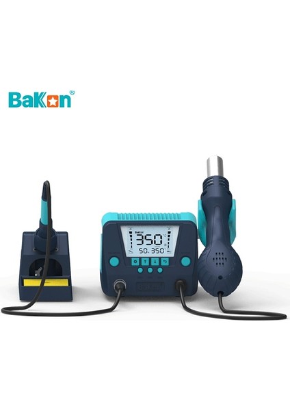 BK881 Intelligent 2 In 1 Lehimleme ve Sıcak Havya Istasyonu 650W