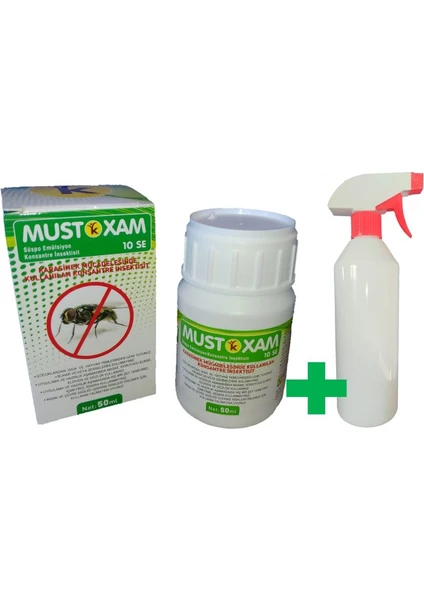 Mustoxam 10 Se Karasinek Ilacı 50 ml + Uygulama Spreyi