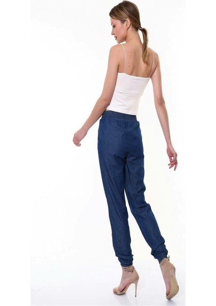 Kadın Yazlık Jogger Denim Pantolon fiyatları