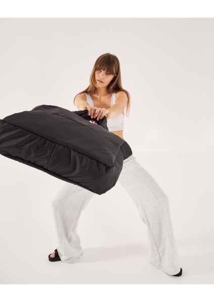 Kadın Kabartmalı Puf Kumaş Shopper Çanta indirimleri