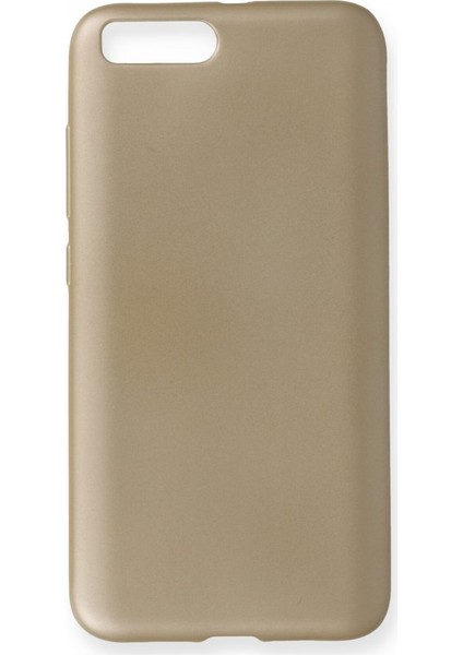 Xiaomi Mi 6 Kılıf Yumuşak Dokulu Silikon + Ekran Koruyucu Cam Gold