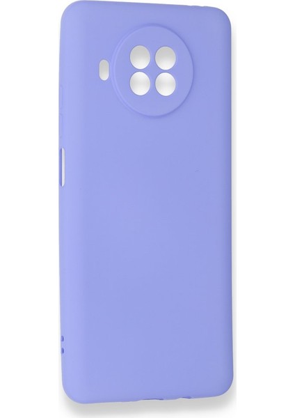 Xiaomi Mi 10T Lite Kılıf Yumuşak Dokulu Silikon + Ekran Koruyucu Cam Lila fiyatları