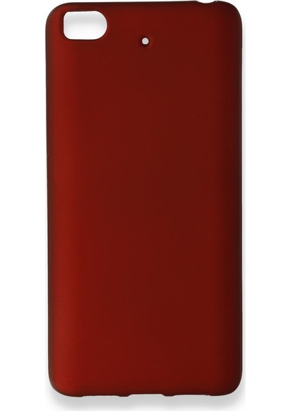 Xiaomi Mi 5s Kılıf Yumuşak Dokulu Silikon + Ekran Koruyucu Cam Bordo