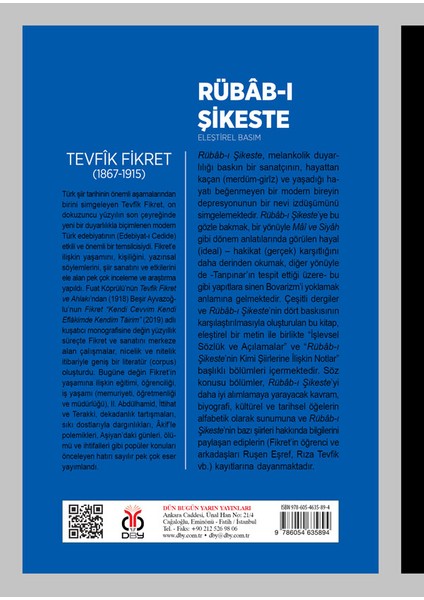 Rübâb-I Şikeste Tevfik Fikret fiyatları