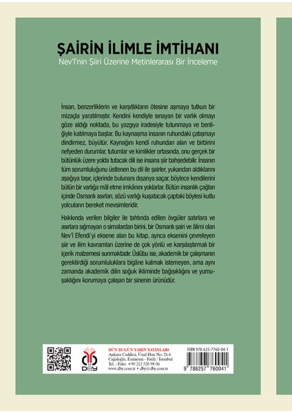 Şairin Ilimle Imtihanı / Nev’i’nin Şiiri Üzerine Metinlerarası Bir Inceleme fiyatları
