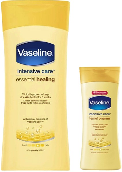 Essential Healing Temel Onarım Losyon 400 ml + Intensive Care Restore Temel Bakım 100 ml