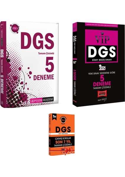 2021 DGS 5 Deneme ve Yargı DGS Çözümlü 5 Deneme + Çıkmış Sorular