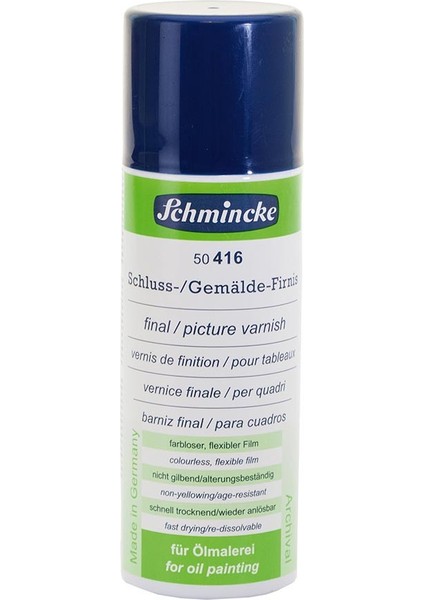 Picture Dammar Varnish Parlak Yağlı Boya Dammar Sprey Vernik 300 ml