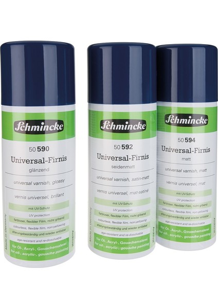 Universal Varnish Genel Amaçlı Uv Korumalı Parlak Final Sprey Vernik 400 ml