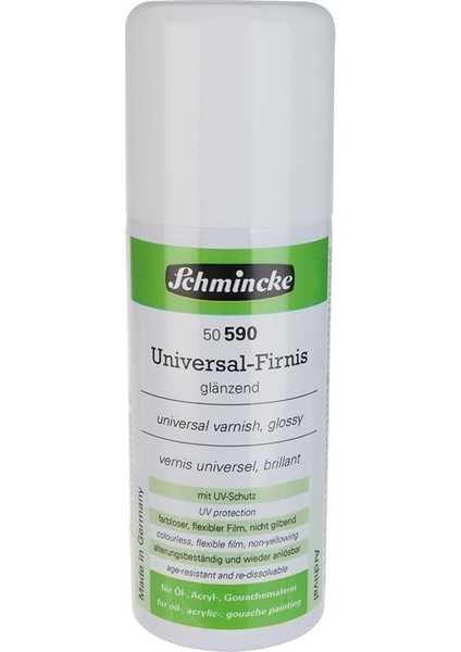Universal Varnish Genel Amaçlı Uv Korumalı Parlak Final Sprey Vernik 150 ml