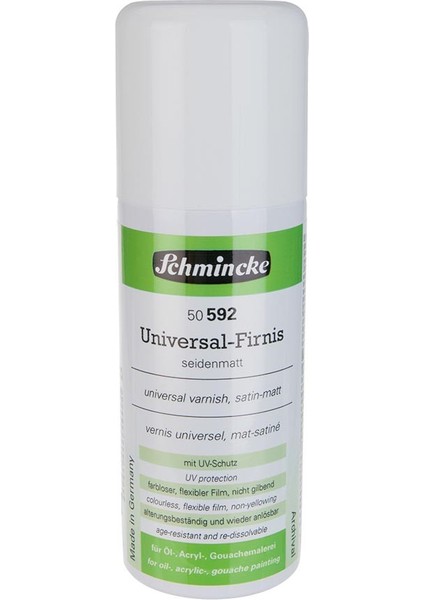 Universal Varnish Genel Amaçlı Uv Korumalı Saten Sprey Vernik 150 ml