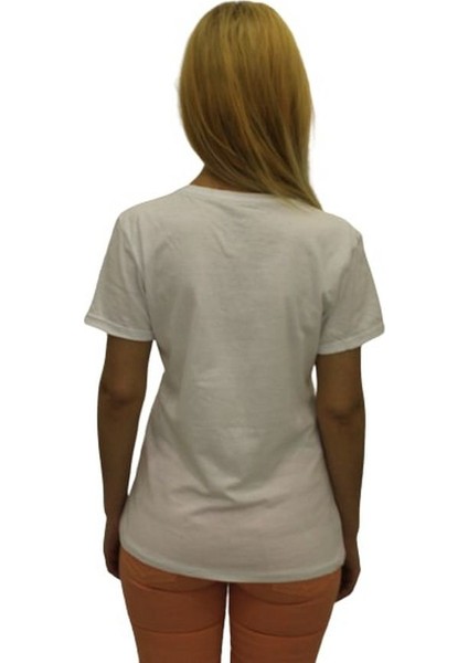– Kadın Double Kol Papaya Club Baskılı T-Shirt