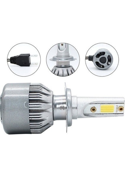 H7 LED Xenon Ampul 6000K BEYAZ/12V/26W/3800 Lümen