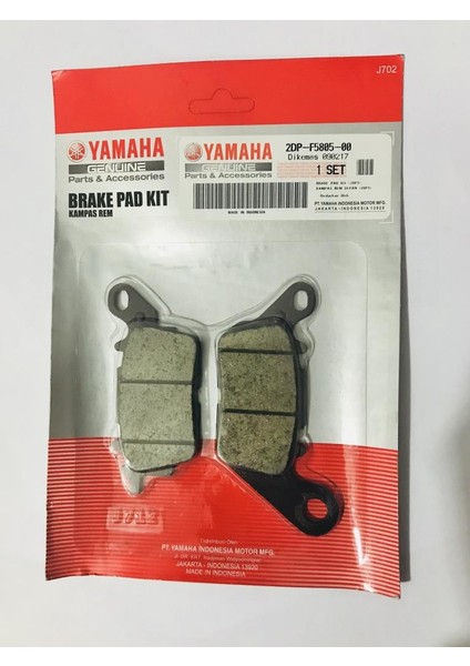 Nmax 125/155 Abs Ön Fren Balatası 2DPF580500