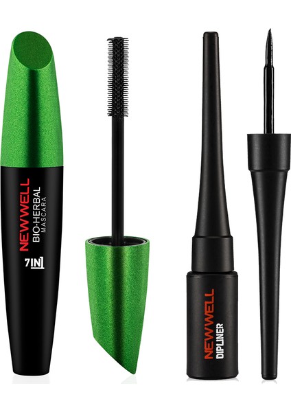 Bio - Herbal Mascara 7in1 / Dipliner Prof. - Set