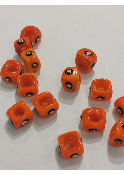 Cam Nazar Bordum Boncuğu 10-12 mm 3 Adet