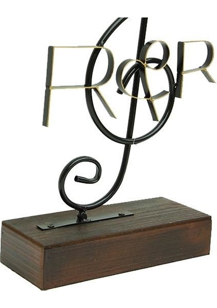 Obje Sol Anahtar Ahşap Standlı Biblo Dekoratif Ev Ofis Hediyelik modelleri