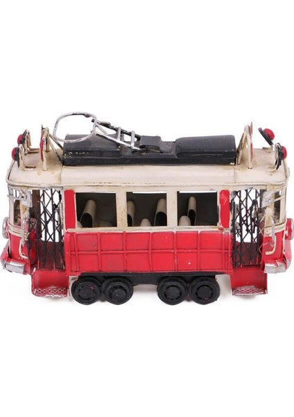 Dekoratif Metal Taksim Tramvay Orta Boy Vintage Biblo Hediyelik fiyatları
