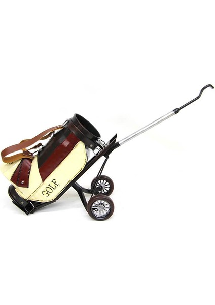 Dekoratif Metal Golf Arabası Golf Vintage Ev Ofis Dekoratif Hediyelik fırsatları