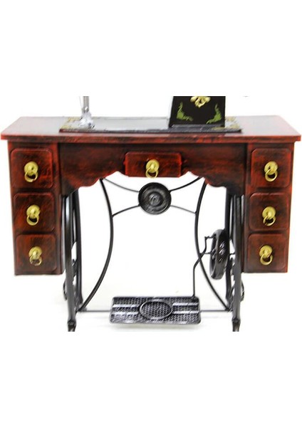 Dekoratif Metal Dikiş Makinesi Vintage Ev Ofis Hediyelik modelleri