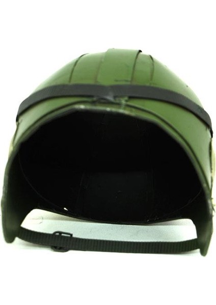 Dekoratif Metal Pilot Kaskı Biblo Vintage Ev Ofis Hediyelik fırsatları