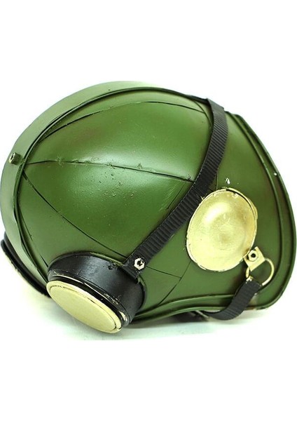 Dekoratif Metal Pilot Kaskı Biblo Vintage Ev Ofis Hediyelik indirimleri