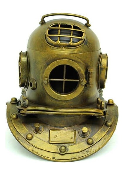 Dekoratif Metal Dalgıç Başlığı Vintage Biblo Ev Ofis Hediyelik fiyatları