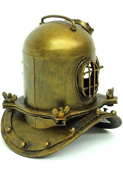 Dekoratif Metal Dalgıç Başlığı Vintage Biblo Ev Ofis Hediyelik modelleri