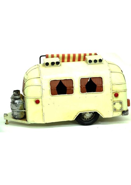 Dekoratif Metal Karavan Tenteli Vintage Biblo Hediyelik