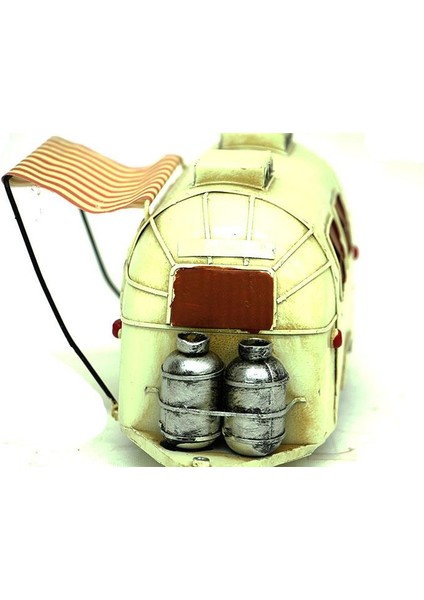 Dekoratif Metal Karavan Tenteli Vintage Biblo Hediyelik modelleri