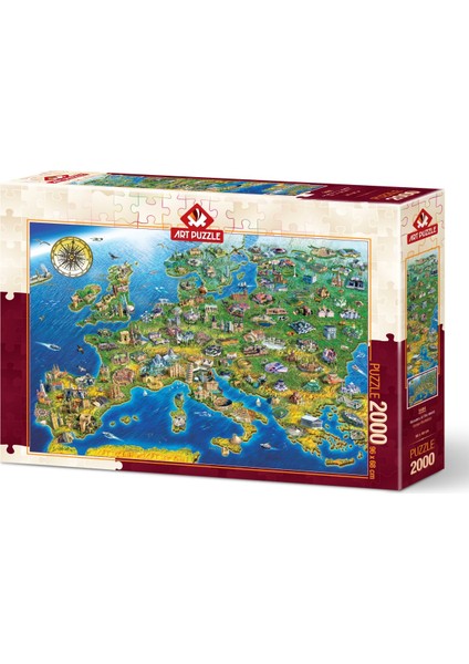 Dünya Harikaları 2000 Parça Puzzle