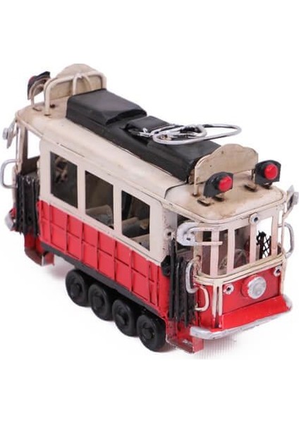 Dekoratif Metal Taksim Tramvay Küçük Vintage Biblo Hediyelik fırsatları