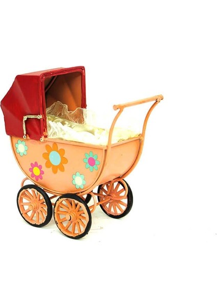 Dekoratif Metal Bebek Arabası Biblo Vintage Hediyelik fiyatları